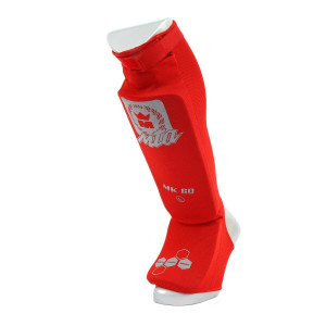 Protège-tibias Montana | Rouge | Montana MK60 Shin in step cotton red