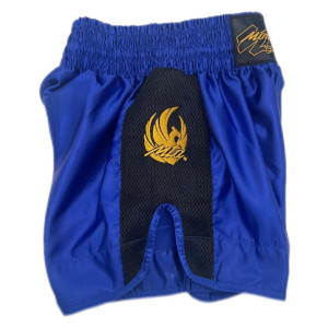 Short Muay Thai Montana | Bleu | MUAY THAI NewCode short satin
