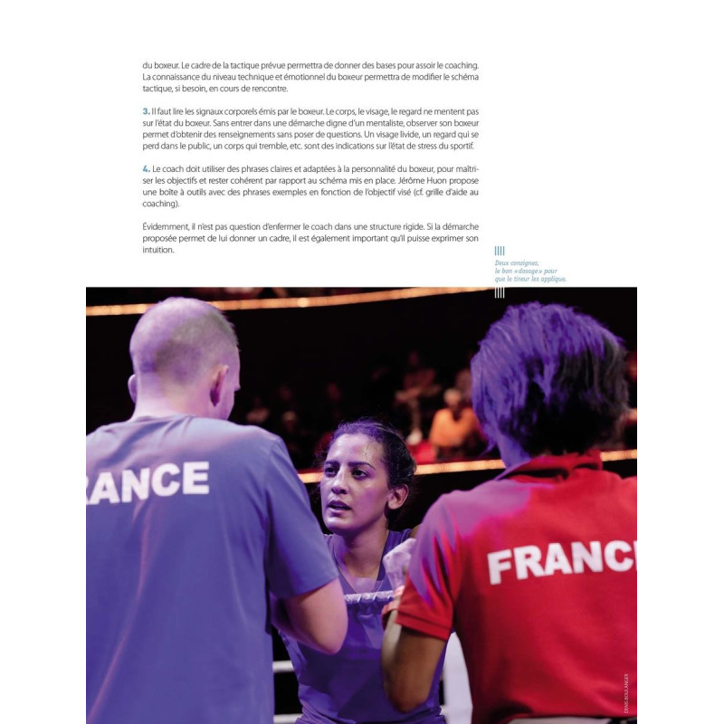 Livre Coaching Compétition 4TRAINER | Profilage Adaptation | Jérôme Huon Savate