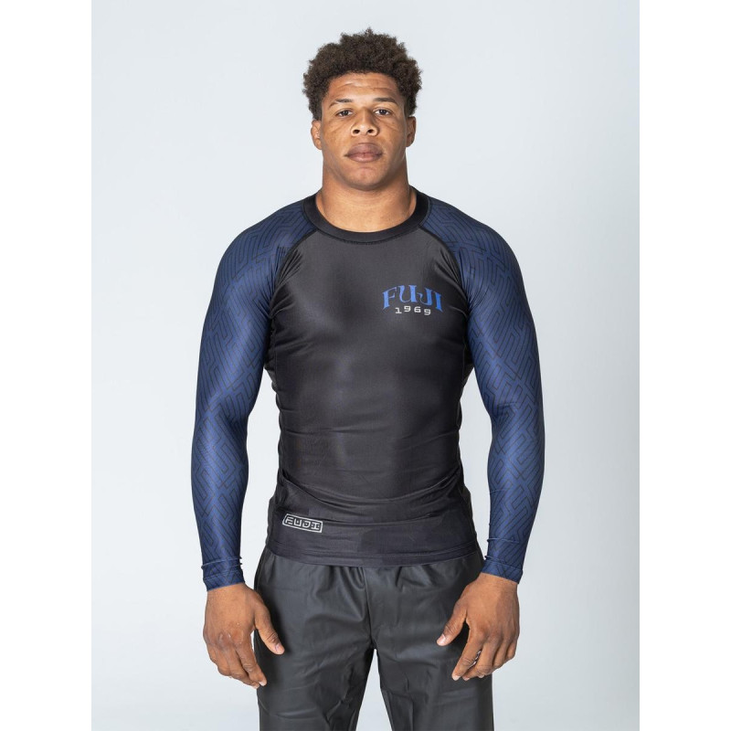 Rashguard Fuji Sports | Bleu | Oni Samurai Flex Lite