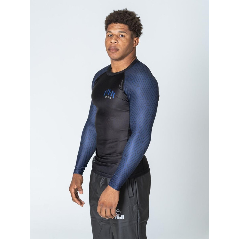 Rashguard Fuji Sports | Bleu | Oni Samurai Flex Lite