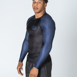 Rashguard Fuji Sports | Bleu | Oni Samurai Flex Lite