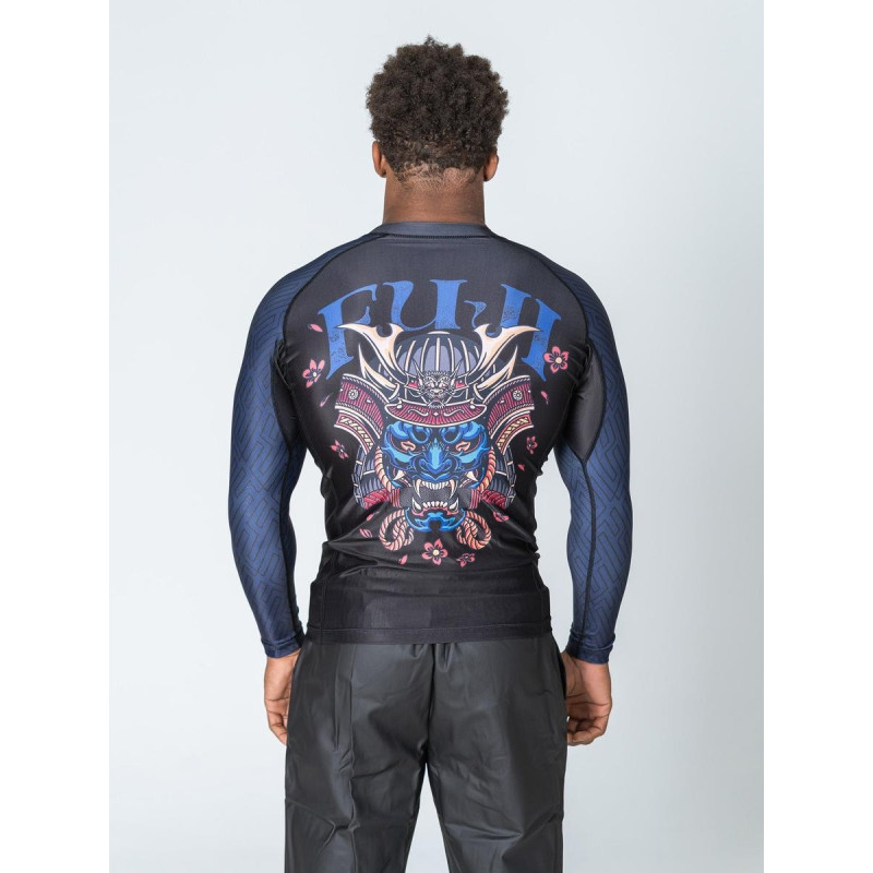 Rashguard Fuji Sports | Bleu | Oni Samurai Flex Lite