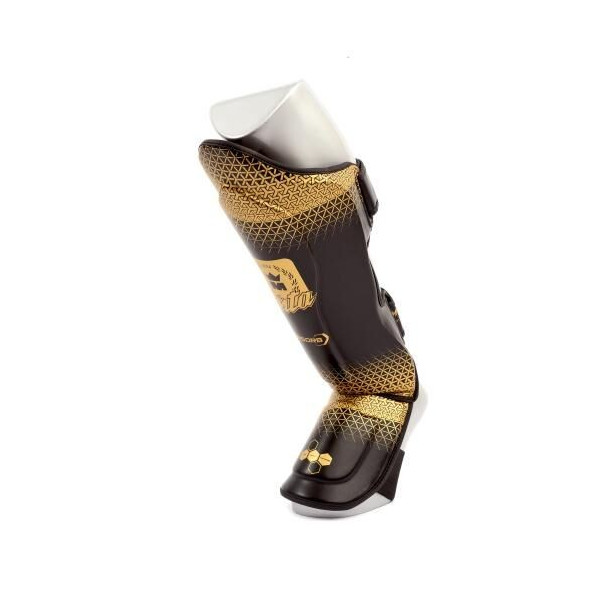 Protège-tibias Montana | Noir et Or | MK PROTECT Absorb NewCode