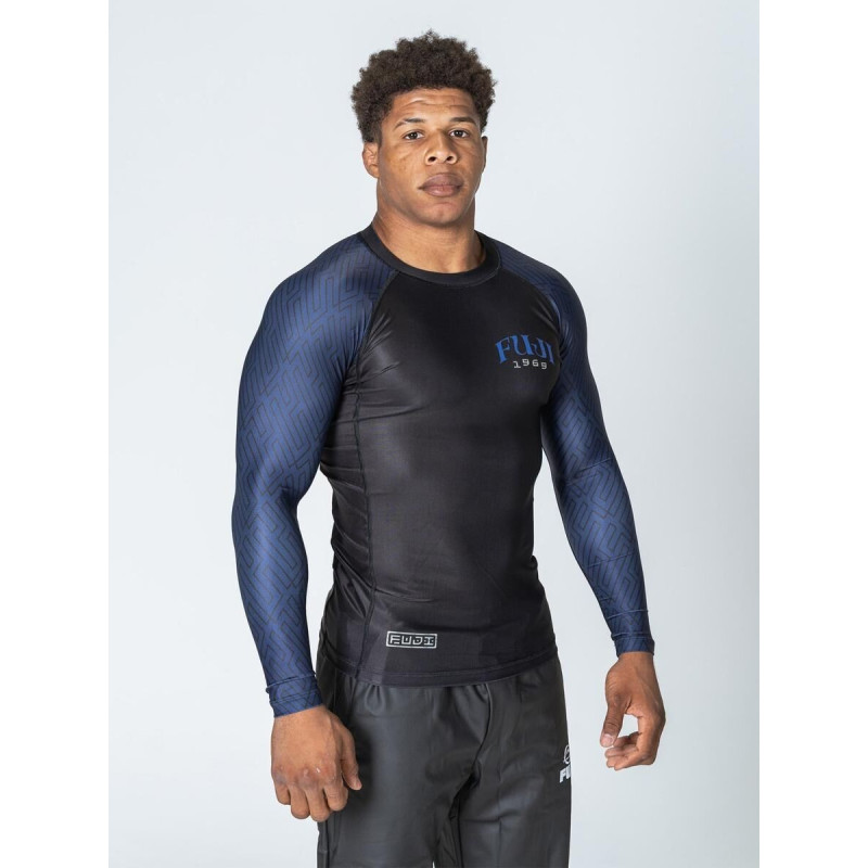 Rashguard Fuji Sports | Bleu | Oni Samurai Flex Lite
