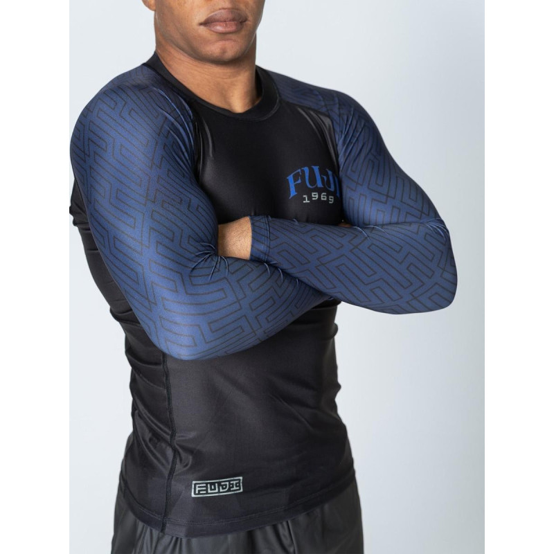 Rashguard Fuji Sports | Bleu | Oni Samurai Flex Lite
