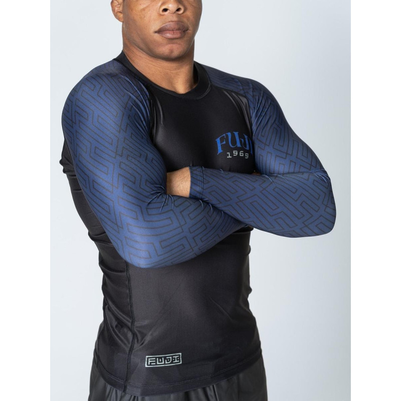 Rashguard Fuji Sports | Bleu | Oni Samurai Flex Lite