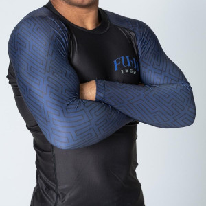Rashguard Fuji Sports | Bleu | Oni Samurai Flex Lite
