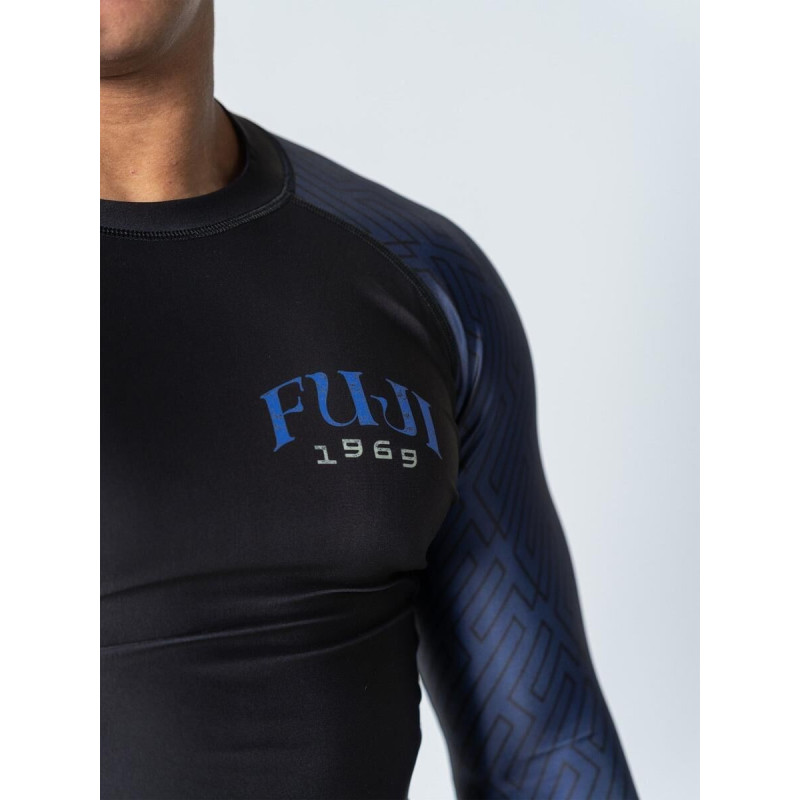 Rashguard Fuji Sports | Bleu | Oni Samurai Flex Lite