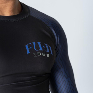 Rashguard Fuji Sports | Bleu | Oni Samurai Flex Lite