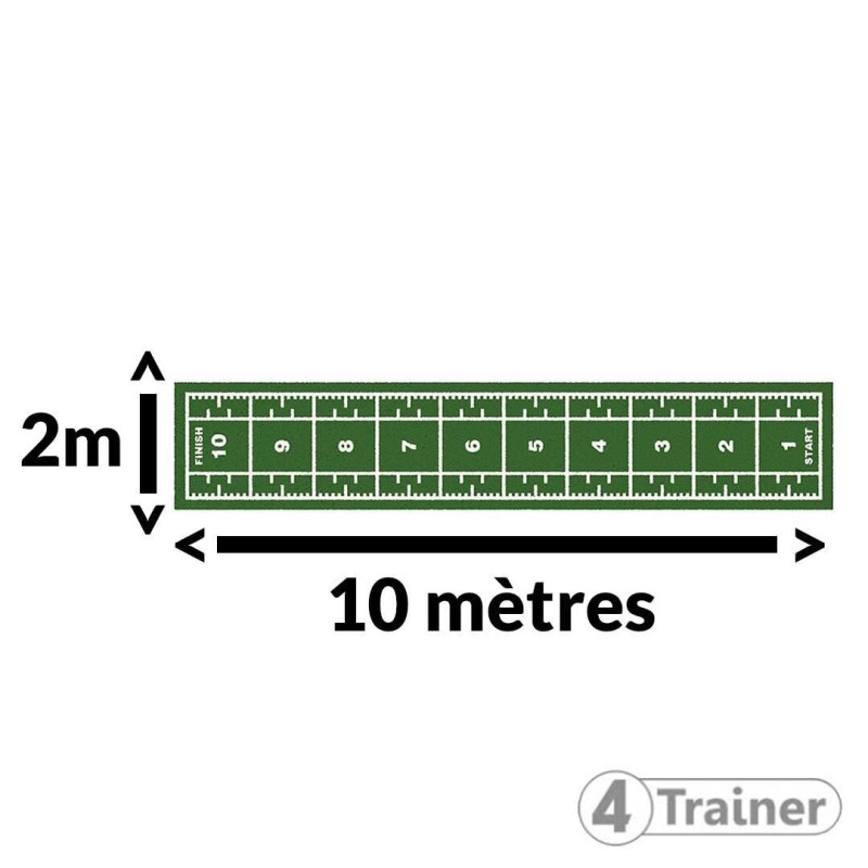 Piste Gazon Synthétique 4TRAINER | Vert | 2m
