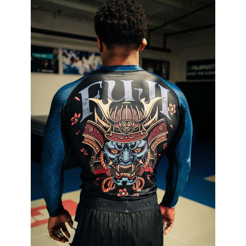 Rashguard Fuji Sports | Bleu | Oni Samurai Flex Lite