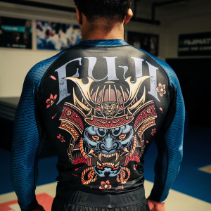 Rashguard Fuji Sports | Bleu | Oni Samurai Flex Lite