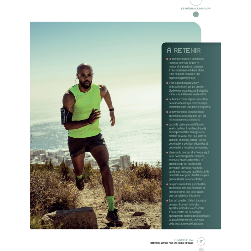 Livre Running Flow 4TRAINER | Psychologie du Flow Course à Pied Csikszentmihalyi
