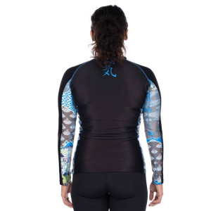 Rashguard Fuji Sports | Bleu | Kimono Kid's Long Sleeve
