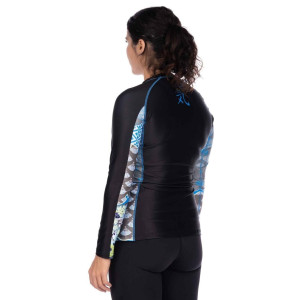 Rashguard Fuji Sports | Bleu | Kimono Kid's Long Sleeve