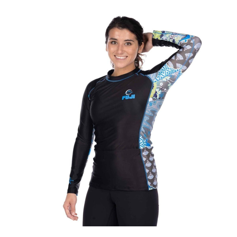 Rashguard Fuji Sports | Bleu | Kimono Kid's Long Sleeve