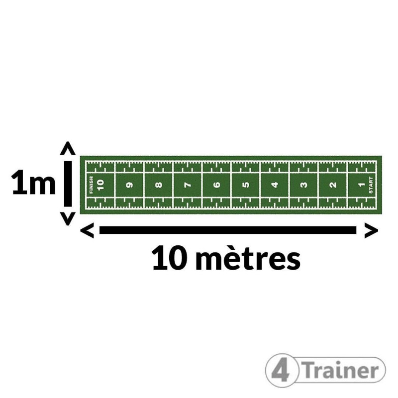 Piste d'Entraînement 4TRAINER | Vert | Gazon Synthétique 1m