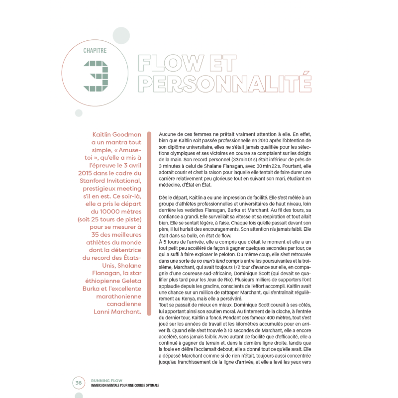 Livre Running Flow 4TRAINER | Psychologie du Flow Course à Pied Csikszentmihalyi