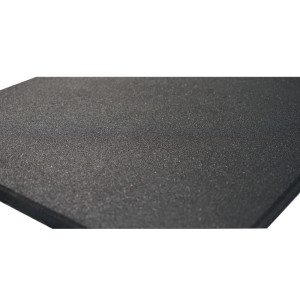 Dalles Training 4TRAINER | Noir | Caoutchouc | 100x100cm