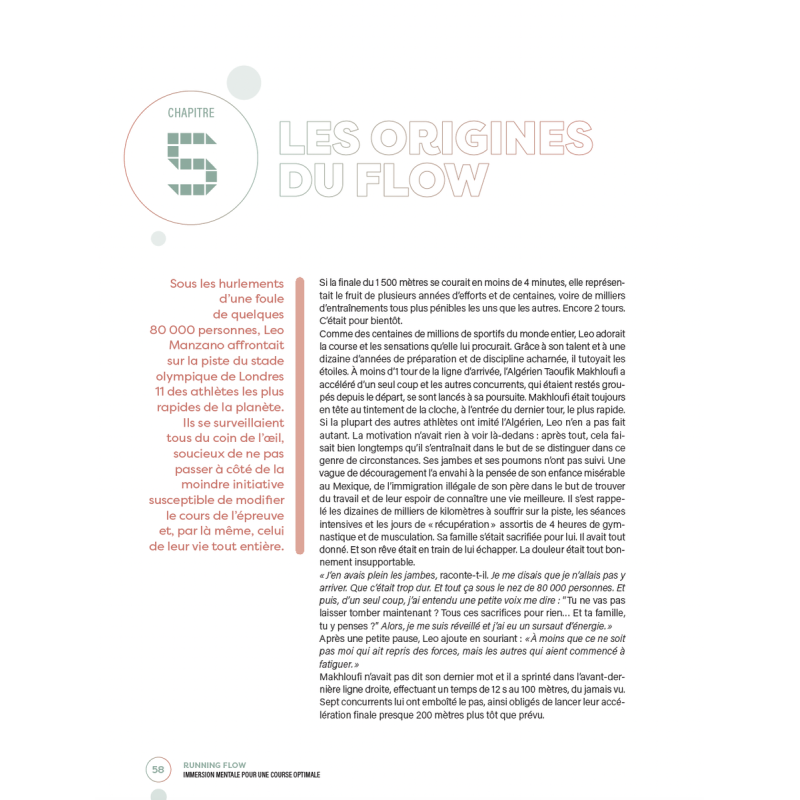 Livre Running Flow 4TRAINER | Psychologie du Flow Course à Pied Csikszentmihalyi