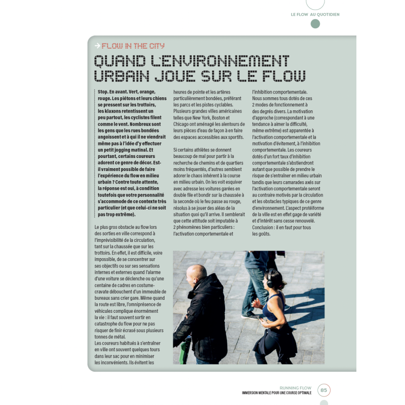 Livre Running Flow 4TRAINER | Psychologie du Flow Course à Pied Csikszentmihalyi