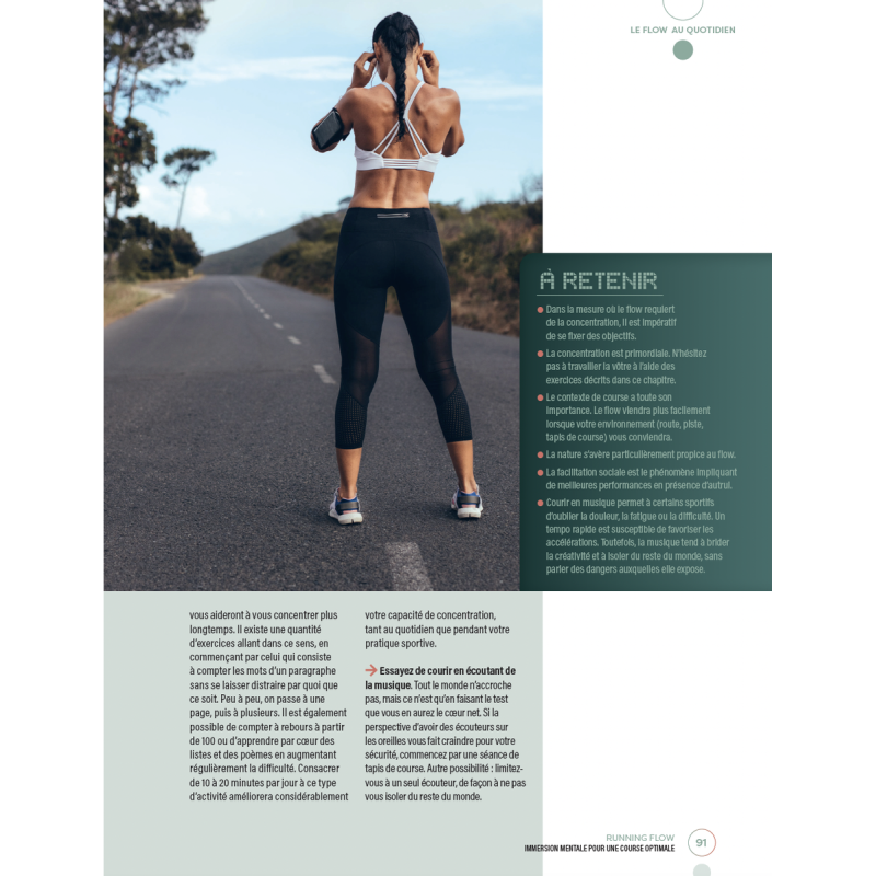 Livre Running Flow 4TRAINER | Psychologie du Flow Course à Pied Csikszentmihalyi