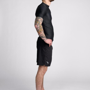 Rashguard Manches Courtes Noir- Rashguard IPPONGEAR - UBMA