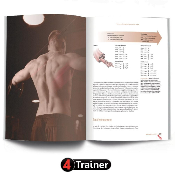 Livre HYPERTROPHIE 2nde Édition 4TRAINER | Guide Musculation