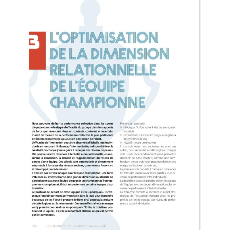 Livre Les secrets de l'équipe championne 4TRAINER | Performance Collective Andy Hyeans