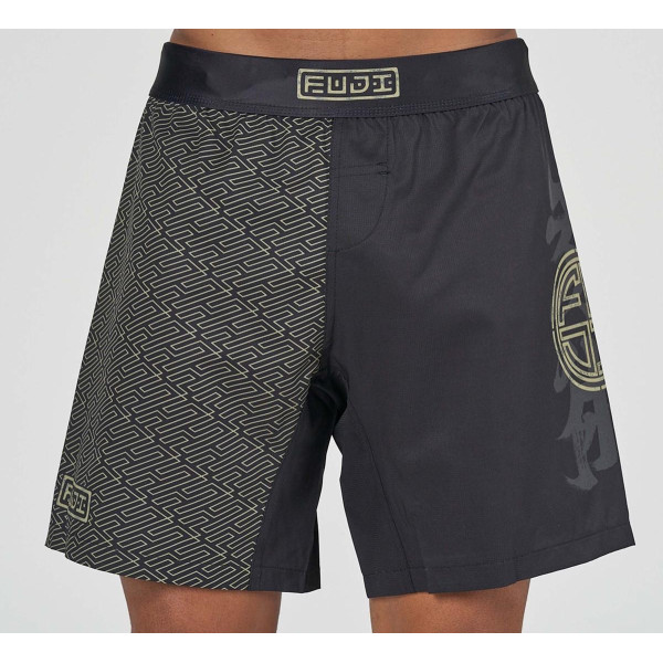 Shorts de Grappling - fuji - Noir - Bushido Flex Lite