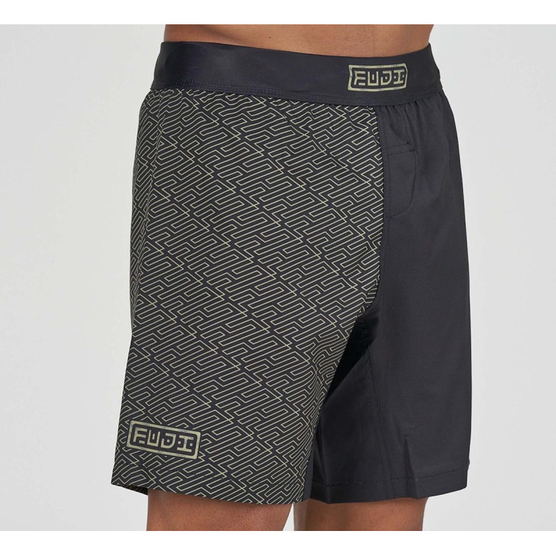 Shorts de Grappling - fuji - Noir - Bushido Flex Lite