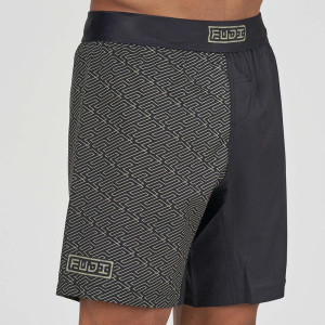 Shorts de Grappling - fuji - Noir - Bushido Flex Lite
