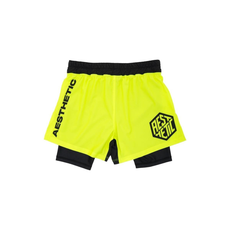 Short - Aesthetic - Fluro 2-en-1 Hybrid - Sportif et Polyvalent