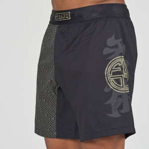 Shorts de Grappling - fuji - Noir - Bushido Flex Lite