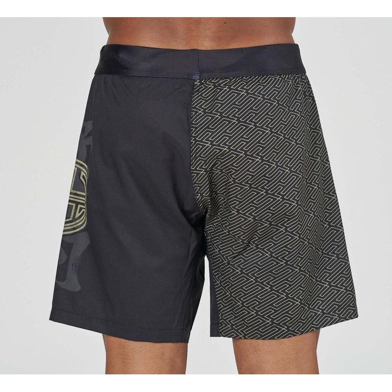 Shorts de Grappling - fuji - Noir - Bushido Flex Lite