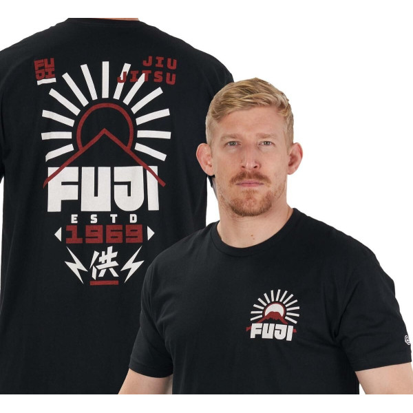 T-Shirt Fuji Sports | Noir | Rising Sun