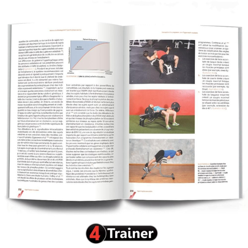 Livre HYPERTROPHIE 2nde Édition 4TRAINER | Guide Musculation
