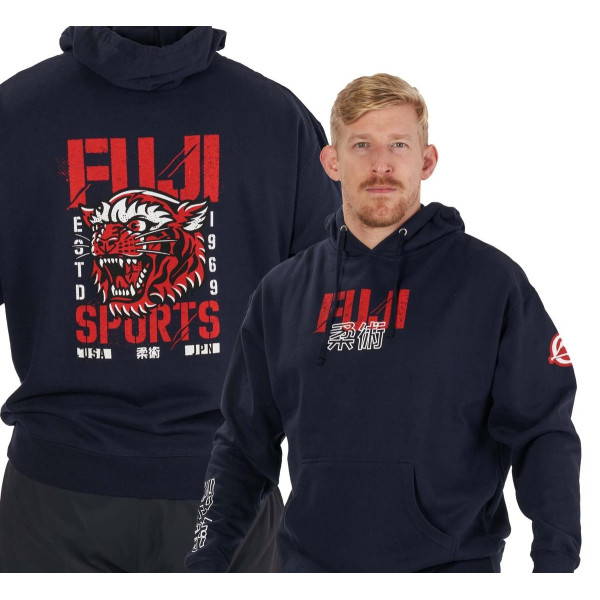 Hoodie Fuji Sports | Midnight Navy | Tiger Jiu Jitsu