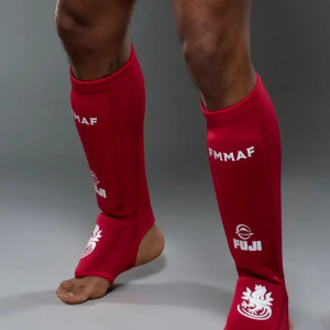 Protège-tibias - FUJI - Rouge - FMMAF