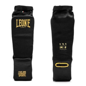 Protège-tibias Leone | Noir | Comfort DNA