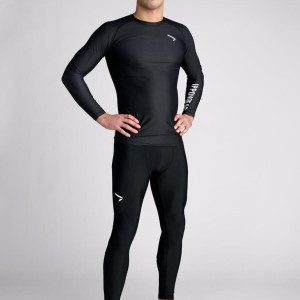 Pantalon De Compression noir - Spats Longs - IPPONGEAR - Essentiels