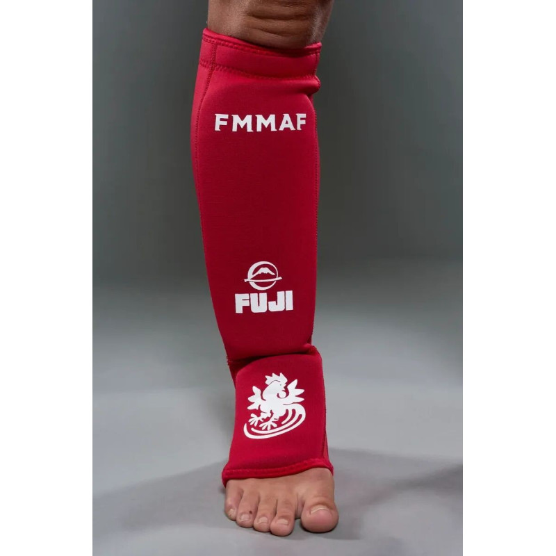 Protège-tibias - FUJI - Rouge - FMMAF