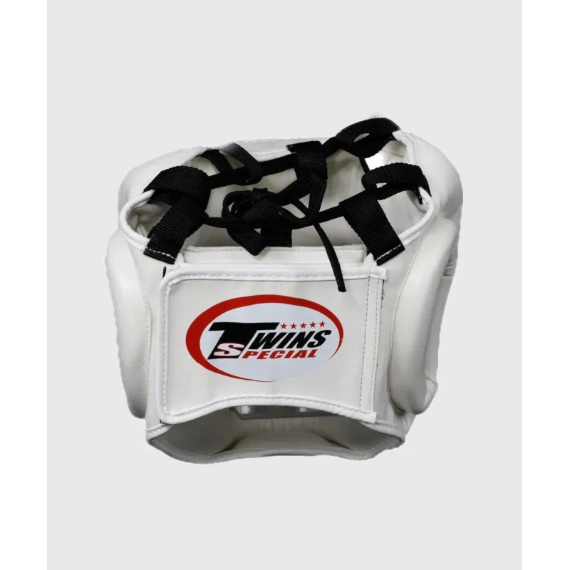 Casque de Boxe - Twins Special - Blanc - Protection Supérieure