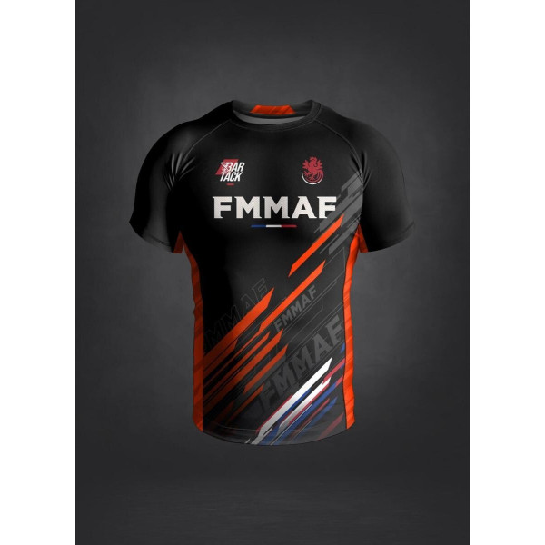 Rashguard - Bar Tack - Orange - Drift - Compétition FMMAF