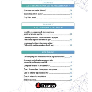 Livre MINDFULNESS 4TRAINER | Pleine Conscience Performance Sportive | Jean Fournier