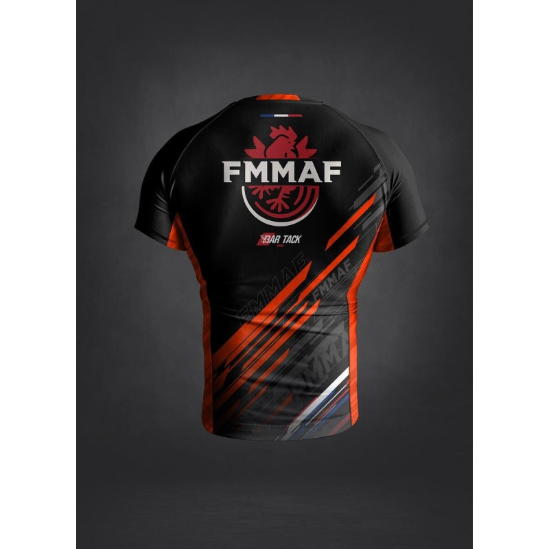 Rashguard - Bar Tack - Orange - Drift - Compétition FMMAF