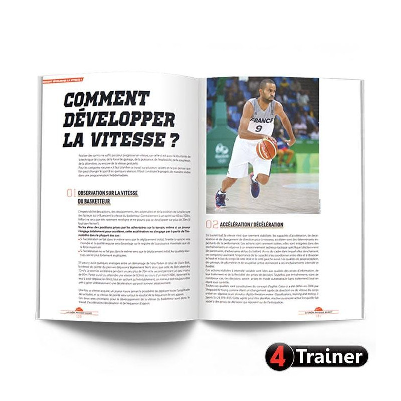 Livre La Prépa Physique Basket 4TRAINER | Nouvelle Édition | Kuhn Veta Grosgeorge