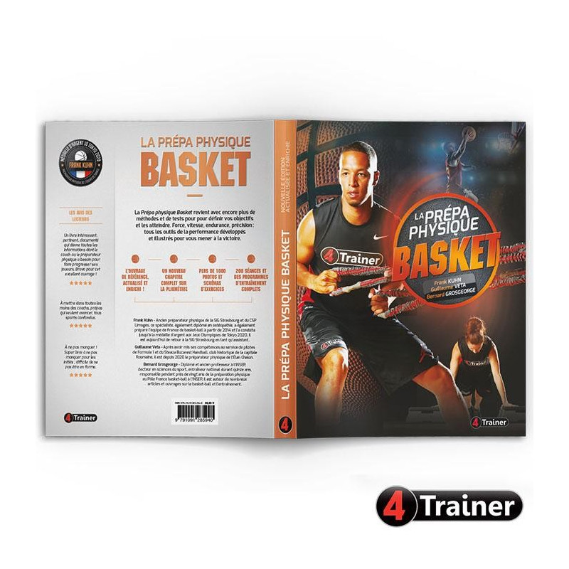 Livre La Prépa Physique Basket 4TRAINER | Nouvelle Édition | Kuhn Veta Grosgeorge