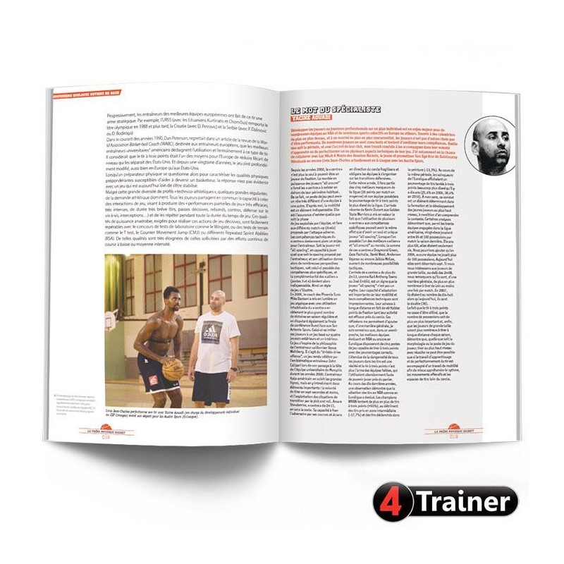 Livre La Prépa Physique Basket 4TRAINER | Nouvelle Édition | Kuhn Veta Grosgeorge